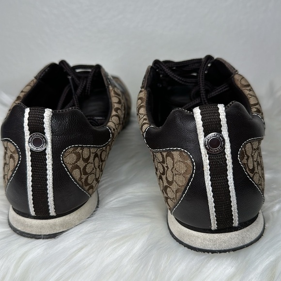 EUC Coach “Kelsie” signature logo in khaki, women's size 7.5 - Picture 7 of 11